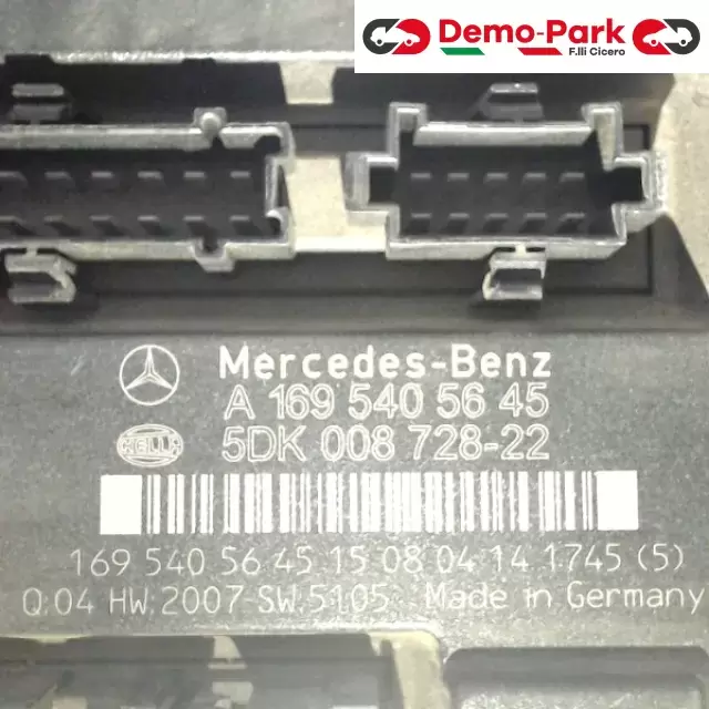 BODY COMPUTER Mercedes-benz Classe A A 169 540 56 45 / 5DK 008 728-22 1