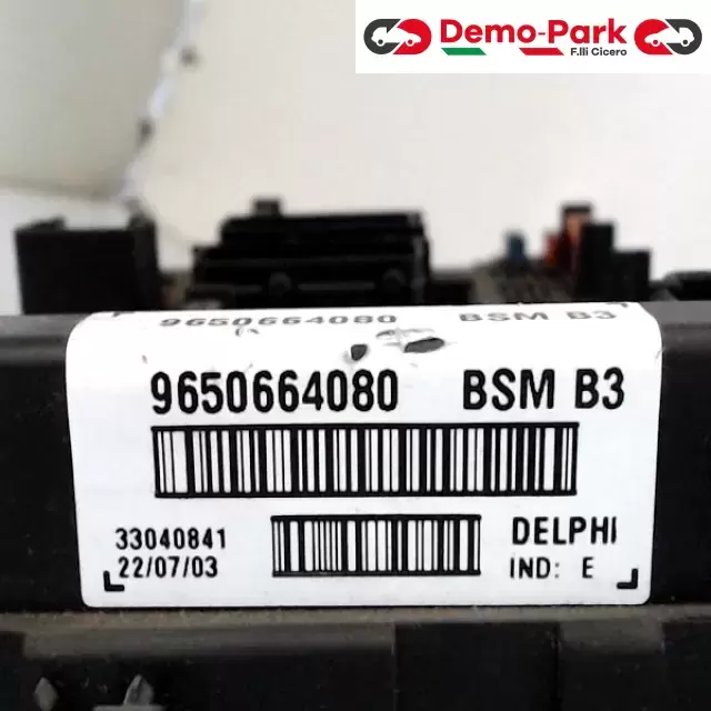 BODY COMPUTER Peugeot 206 9650664080 2