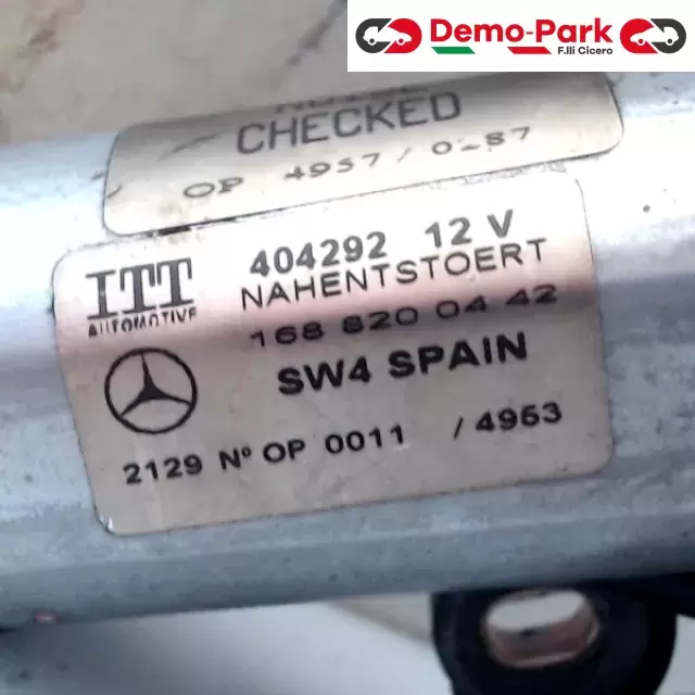 MOTORINO ALZAVETRO POST SX Mercedes-benz CLASSE A - 160 CDI W168 168 820 04 42 2