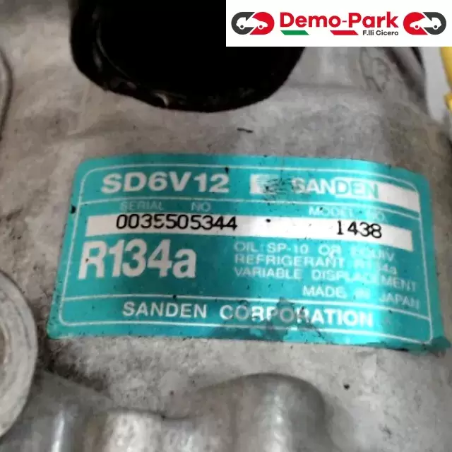 COMPRESSORE ARIA CONDIZIONATA Peugeot 307 - 1.4 HDI SD6V12 1438 4