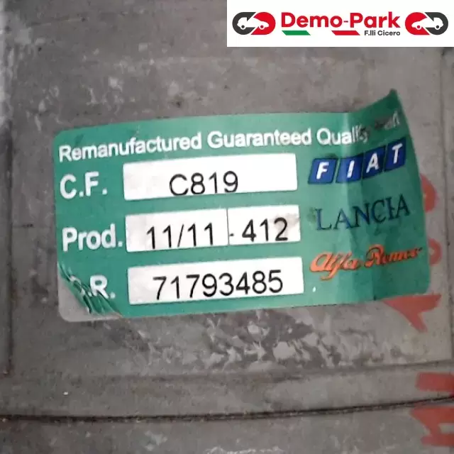 COMPRESSORE ARIA CONDIZIONATA Alfa Romeo 159 - 1.9 JTDm 16V 71793485 4