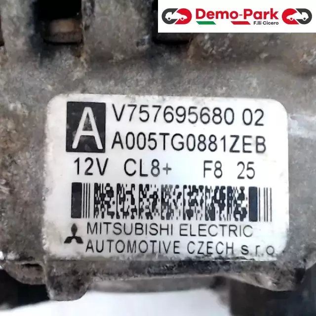 ALTERNATORE 80A Peugeot 207 - 1.4 B V757695680 3