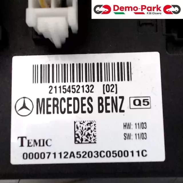 CENTRALINA COMFORT PASSEGGERO Mercedes-benz CLASSE E - 320 CDI 2115452132 1