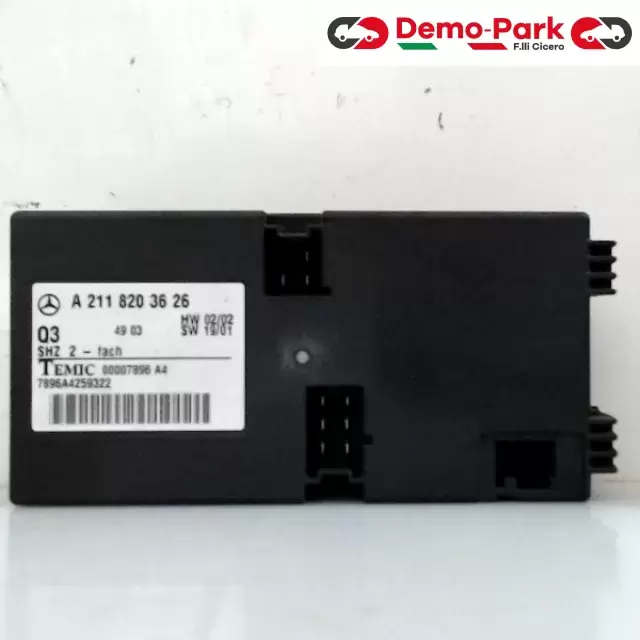 CENTRALINA RISCALDAMENTO SEDILE Mercedes-benz CLASSE E A 211 820 36 26 0