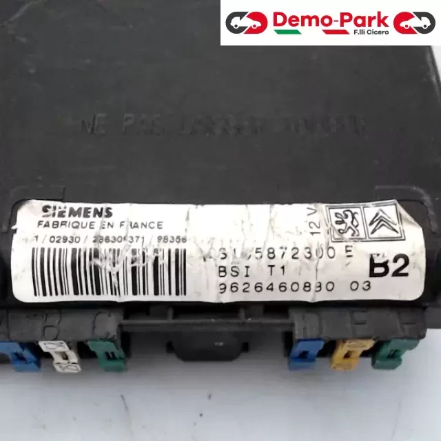 BODY COMPUTER SIEMENS Peugeot 206 9626460880 03 1