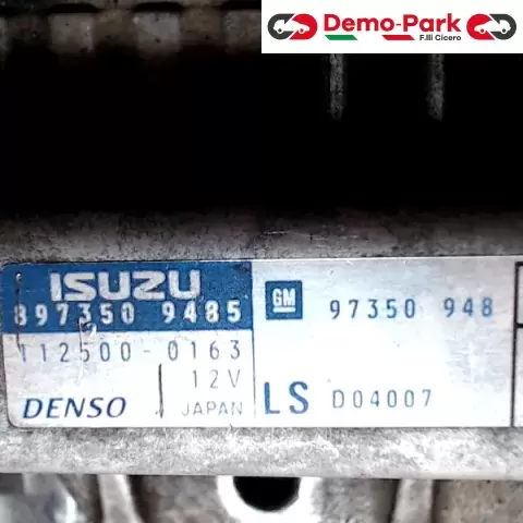 CENTRALINA MOTORE Opel MERIVA - 1.7 CDTI DENSO 112500-0163 LS D04007 0