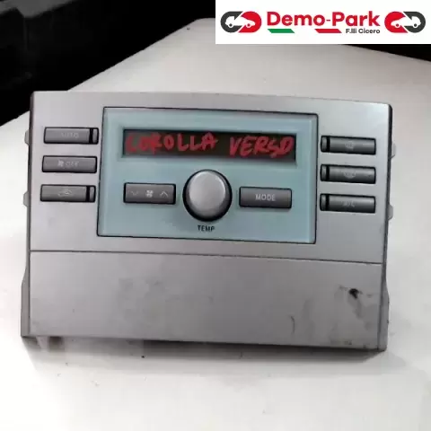 COMANDO CLIMATIZZATORE - AUTOMATICO Toyota COROLLA VERSO  0