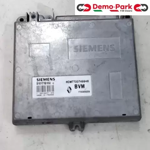 CENTRALINA MOTORE Renault 19 - 1.4 SIEMENS S101718102    HOM7700749946 0