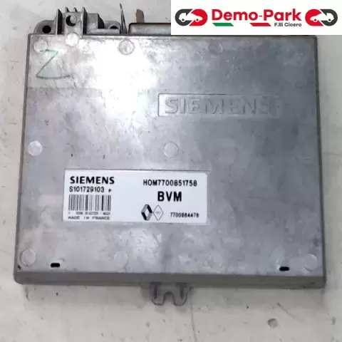 CENTRALINA MOTORE Renault CLIO - 1.2 SIEMENS S101729103     HOM7700851758 0