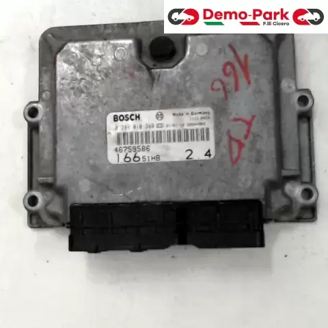 CENTRALINA MOTORE Alfa Romeo 166 - 2.4 JTD BOSCH 0 281 010 340  46759586 0