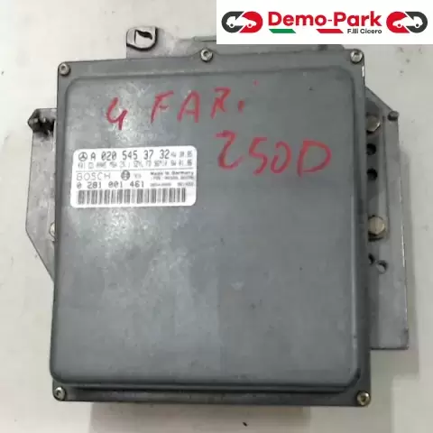 CENTRALINA MOTORE - CENTRALINA VDO Mercedes-benz CLASSE E - 250 D BOSCH 0 281 001 461   A 020 545 37 32 HW     -       BOSCH 0 265 109 053   019 545 47 32 K04 0