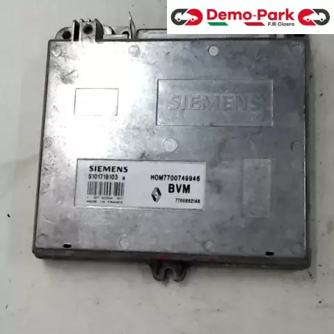 CENTRALINA MOTORE Renault 19 - 1.2 SIEMENS S101718103 B     HOM7700749946 0