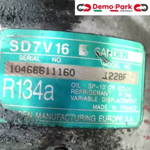 COMPRESSORE ARIA CONDIZIONATA Fiat ULYSSE - 2.1 TD  0