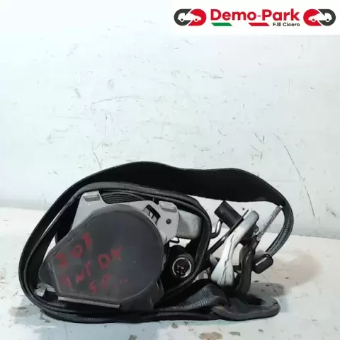 CINTURA DI SICUREZZA ANT DX 5P Peugeot 207 1.4 HDI  0