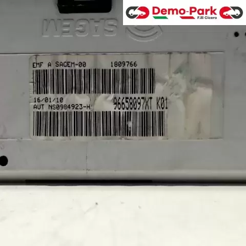DISPLAY COMPUTER DI BORDO  Peugeot 206 - PLUS 96658097XT K01 0