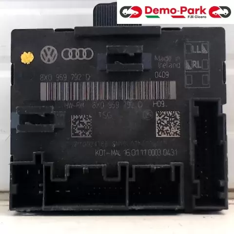 CENTRALINA COMANDO PORTA DX AUDI A1 Audi A1 8X0 959 792 D 0