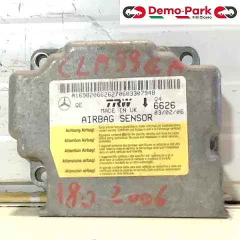 CENTRALINA AIRBAG Mercedes-benz CLASSE A - 180 A169820662 0