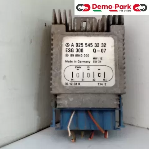 CENTRALINA VENTOLE RADIATORE Mercedes-benz CLASSE E - 320 CDI A 025 545 32 32 0