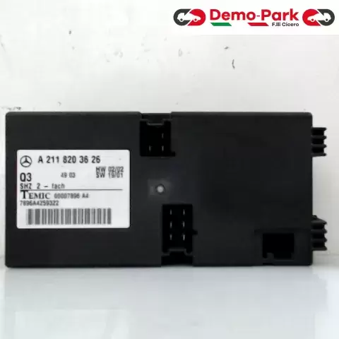 CENTRALINA RISCALDAMENTO SEDILE Mercedes-benz CLASSE E A 211 820 36 26 0