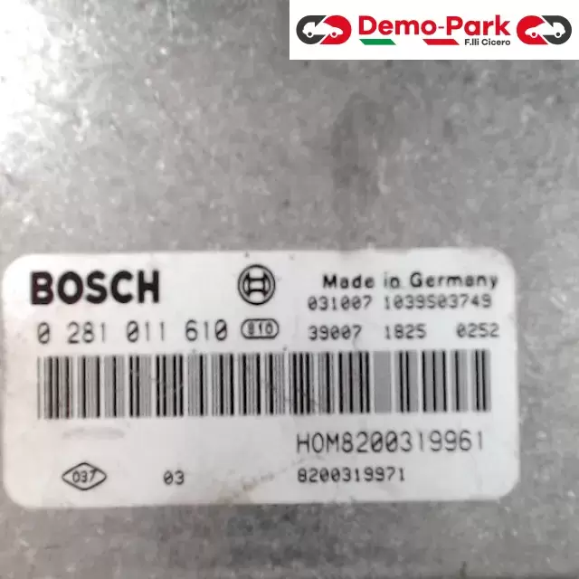 CENTRALINA MOTORE Mitsubishi SPACE STAR BOSCH 0 281 011 610  HOM8200319961 0