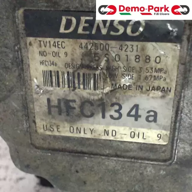 COMPRESSORE ARIA CONDIZIONATA Fiat PUNTO - 1.7 TD  1