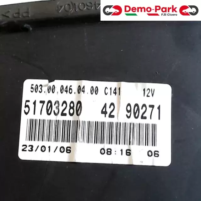 QUADRO STRUMENTI 51703280 Fiat PUNTO III SERIE - 1.3 Mjet  1