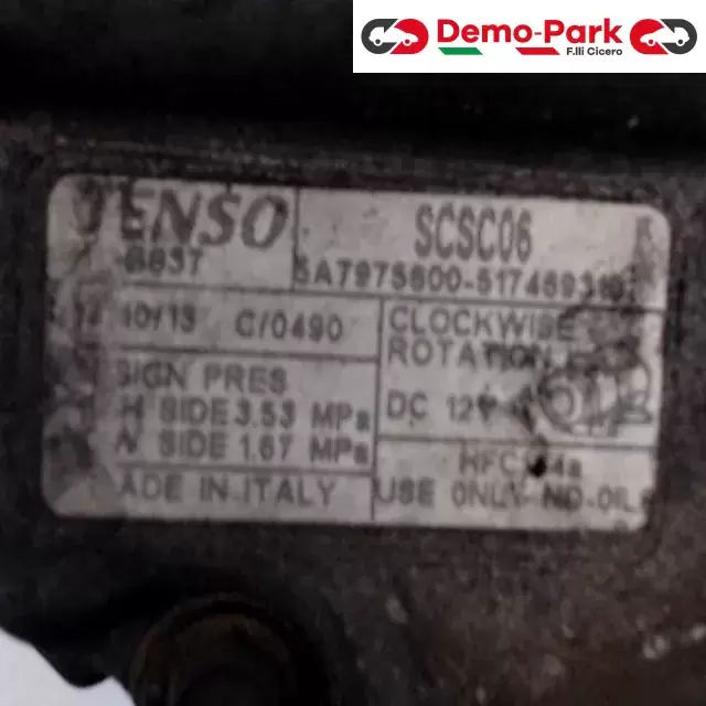 COMPRESSORE CLIMATIZZATORE Fiat 500  2