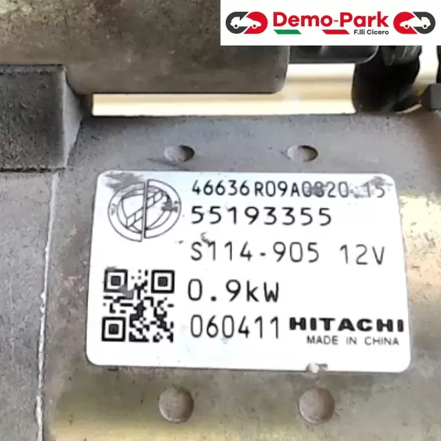 MOTORINO D'AVVIAMENTO FIAT PANDA 1.2 B Fiat PANDA - 1.2 B 55193355 3