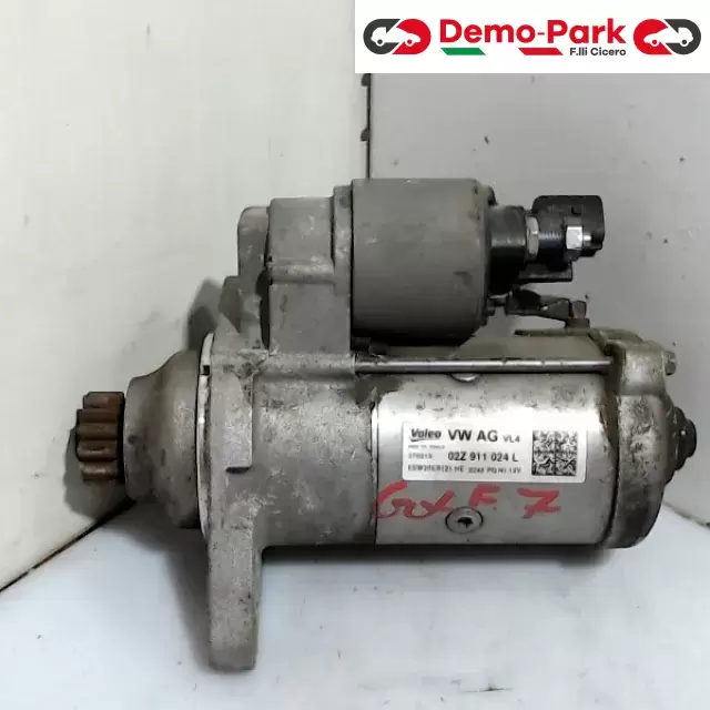 MOTORINO D'AVVIAMENTO Volkswagen GOLF 7 1.6 TDI 02Z 911 024 L 1