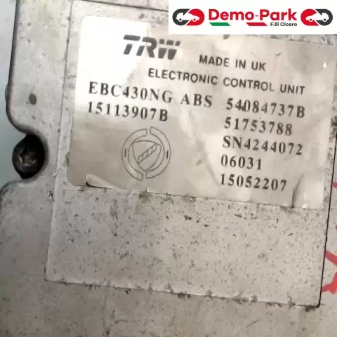 GRUPPO ABS  Fiat CROMA TRW  EBC430NG    ABS 54084737B 0